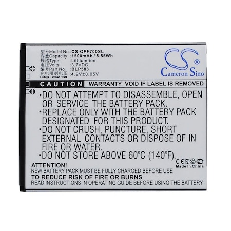 Bsc Preferred Oppo 1105 1107 Find 7 Dual SIM Mobile Phone Replacement Battery CS-OPF700SL